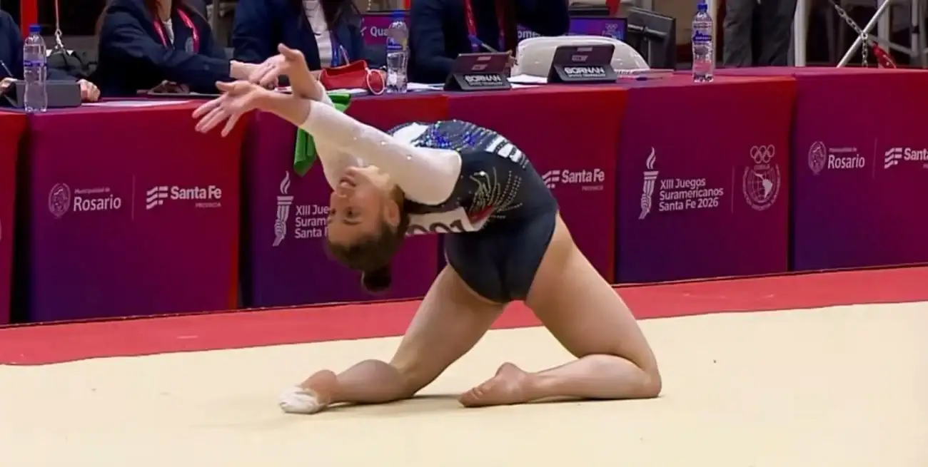 Enorme desempeño del equipo argentino en Gimnasia Artística. Crédito: Juegos Suramericanos 2026