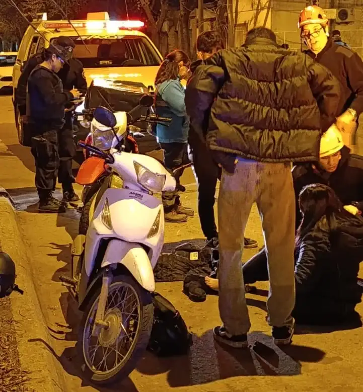 El encontronazo involucró a dos motocicletas Honda. Foto: BVVT