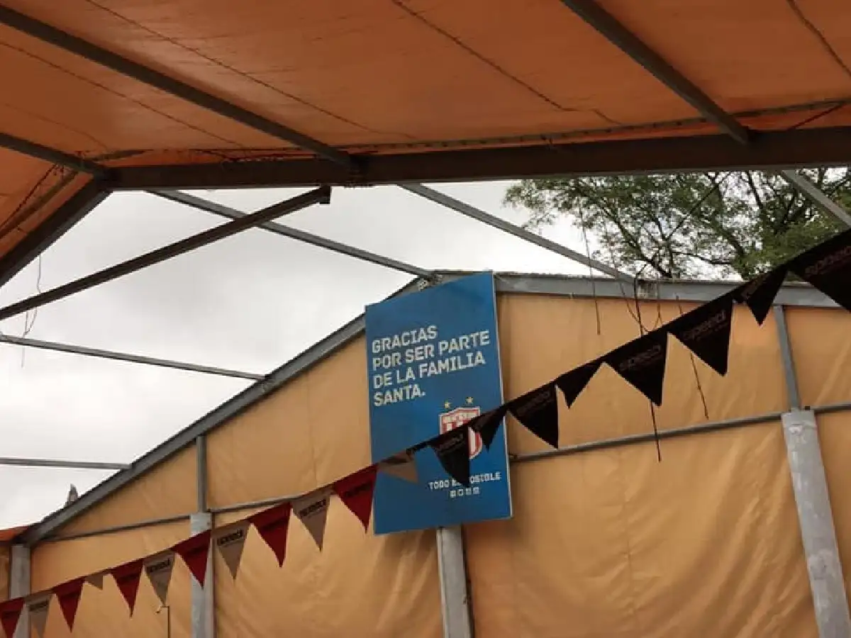 Las instalaciones de San Isidro también se vieron afectadas por el temporal