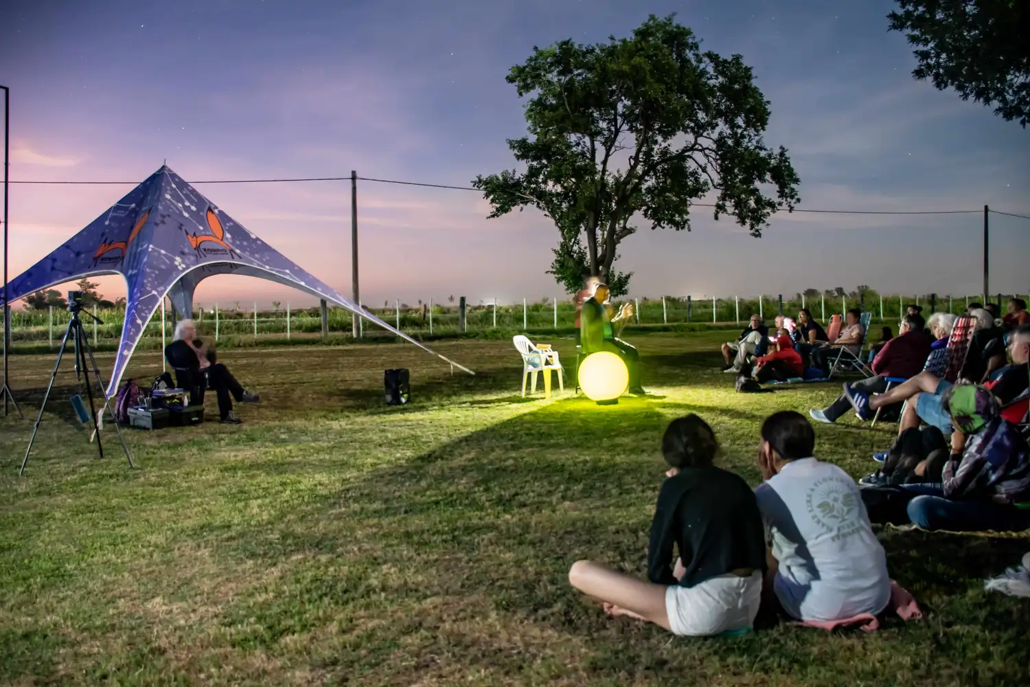 En Freyre se pudo disfrutar de una jornada de astroturismo
