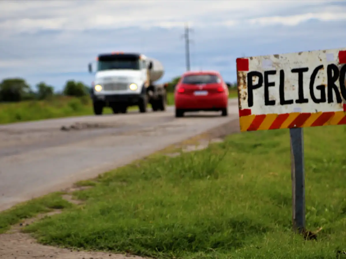 Por el clima se demora el  inicio del arreglo de la ruta 158