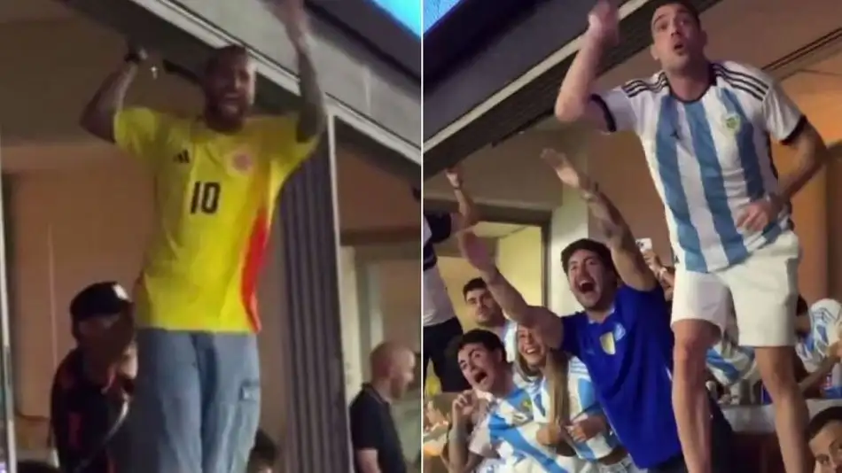 La escena se hizo viral en redes sociales.