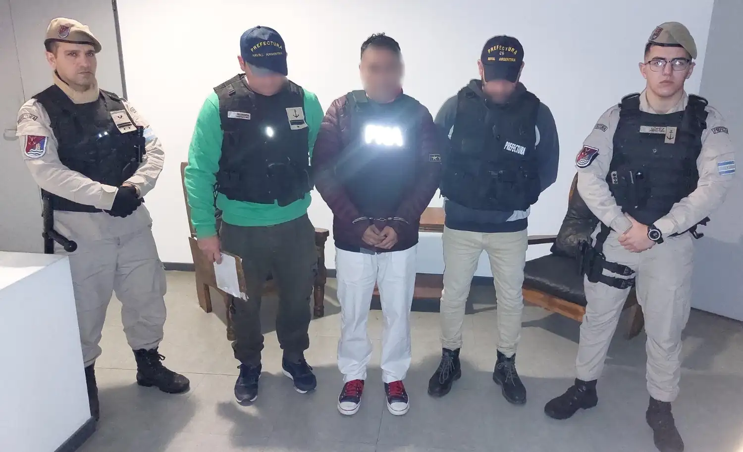 El detenido es un peruano de 58 años.