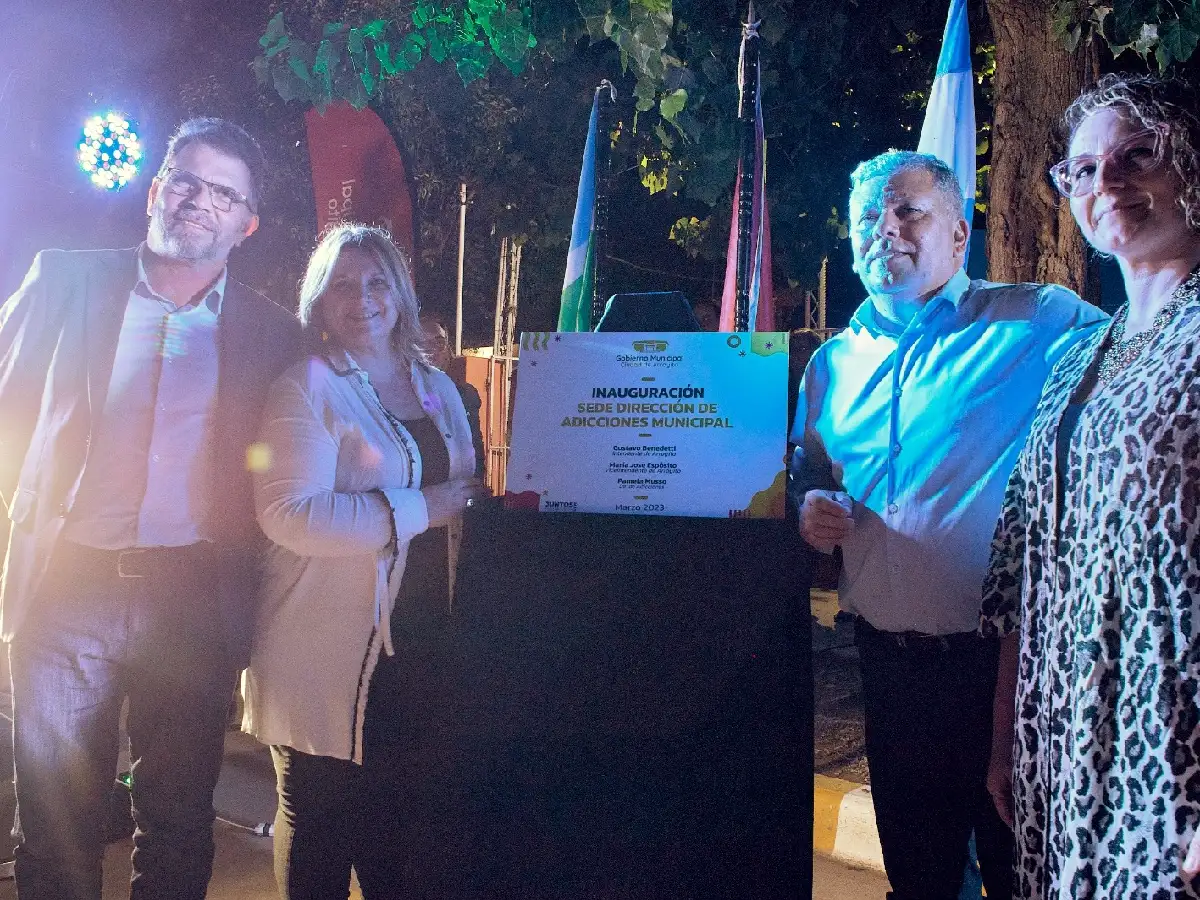 Arroyito: se inauguró  el nuevo edificio de la  Dirección de Adicciones     