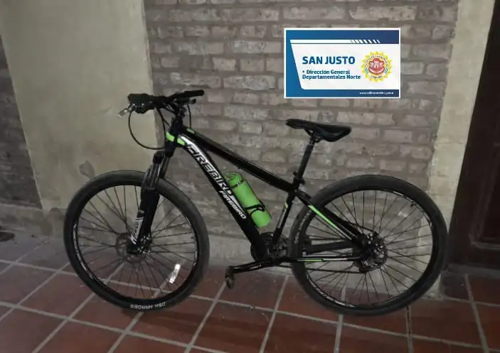 La bicicleta Firebird, rodado 26, recuperada.