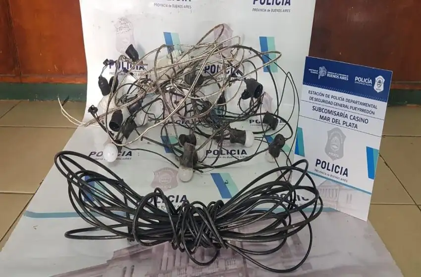 Ilumíname señor: robó 50 focos de luz de locales de La Rambla