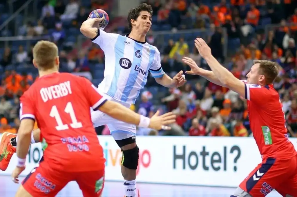 Mundial de Handball: la Selección Argentina perdió ante Noruega