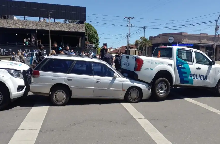 Choque en cadena tras una persecución policial: detienen a un hombre