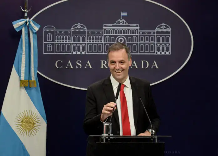 El vocero presidencial, Manuel Adorni.