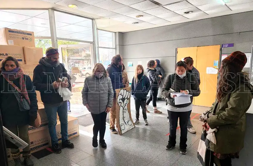  "La escuela está con dictado normal de clases y con agua"