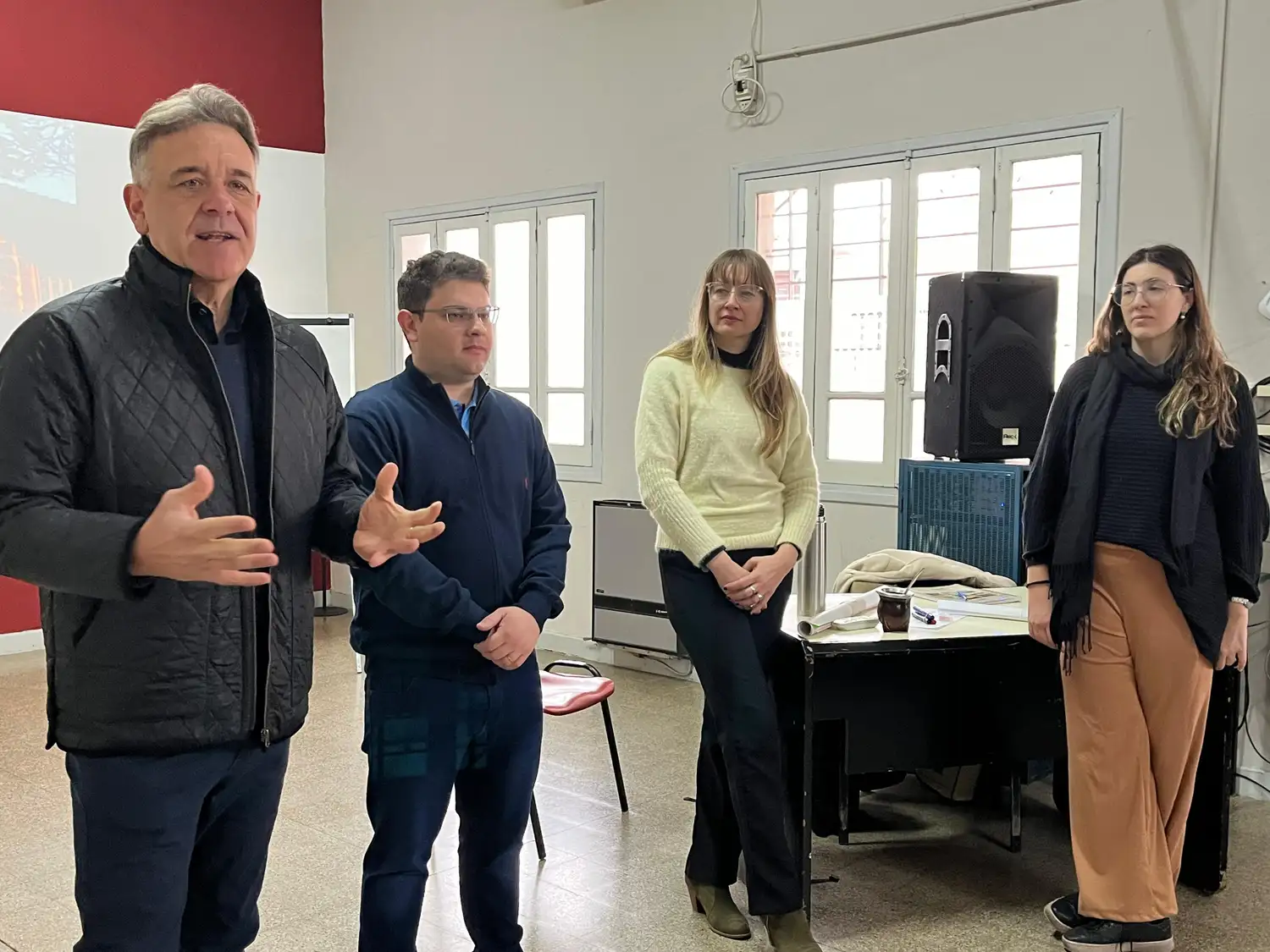 El intendente Leonel Maximino participó en el cierre de la jornada.