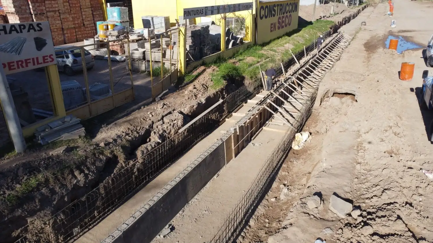 "El emisario de calle Dimmer viene a resolver un problema de fondo", detalló Meardi. Foto: MVT