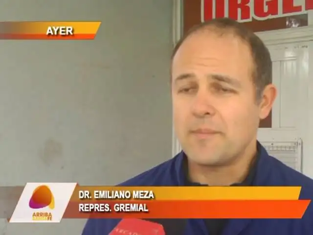 Paro en todos los hospitales provinciales