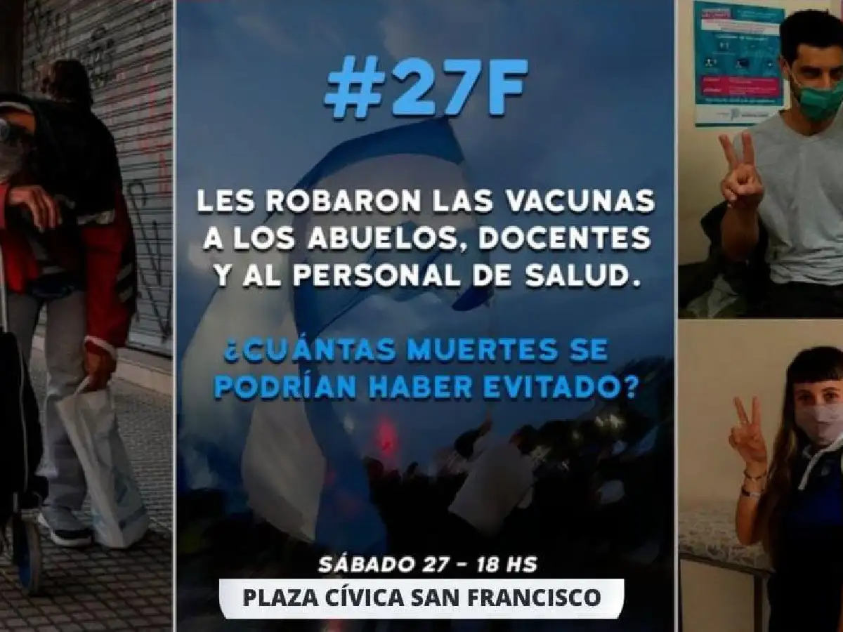 27F: en San Francisco también marcharán por las vacunas vip