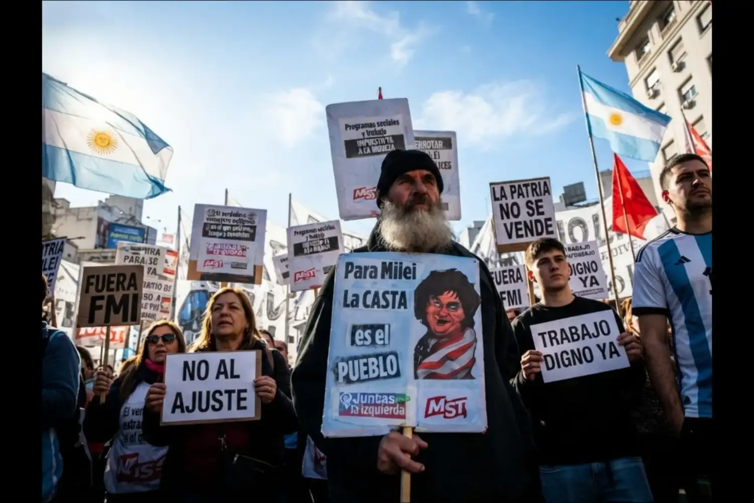 Marcha de la Bronca en Mar del Plata: “Tenemos muchísimos motivos para manifestarnos”