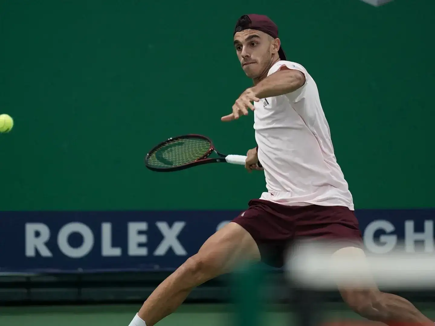 Cerúndolo debutó con una victoria en Shanghái y avanzó a tercera ronda