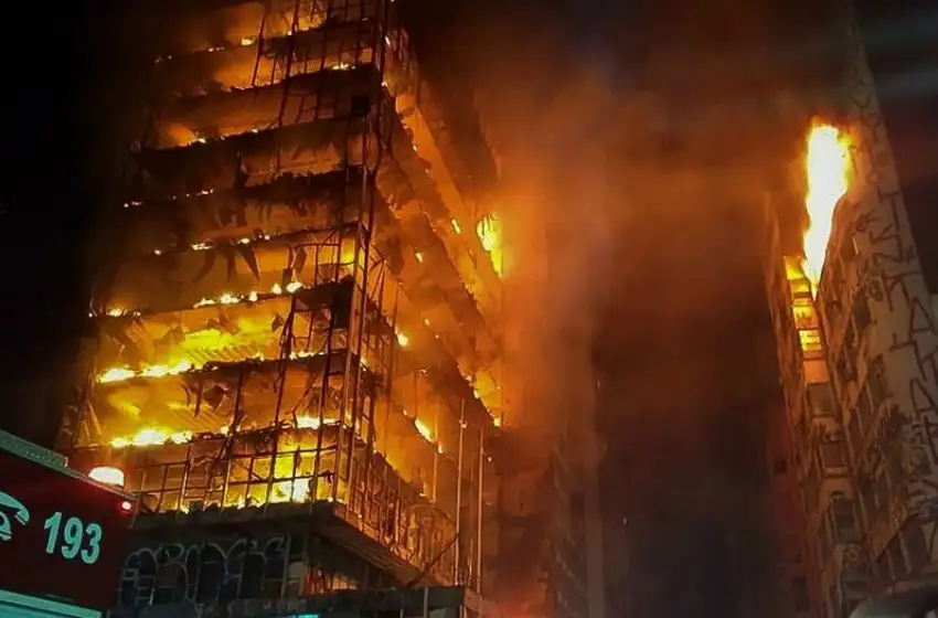 Brasil: 44 desaparecidos y un muerto tras el derrumbe de un edificio