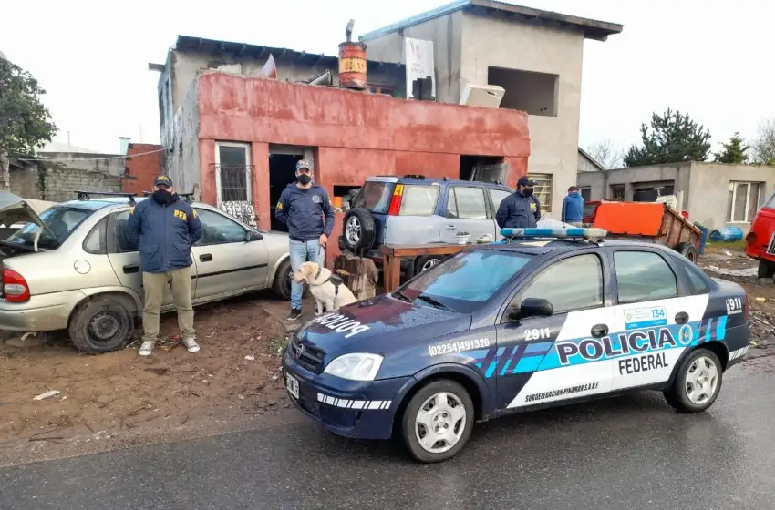 La Policía Federal realizó un operativo de drogas en Ostende