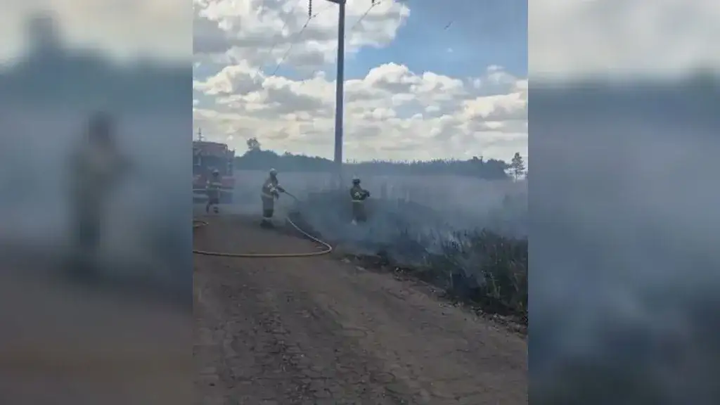 El incendio ocurrió cerca de la Ruta Provincial 1