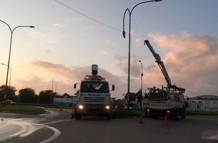 Más de 10 árboles cayeron por la fuerza del viento