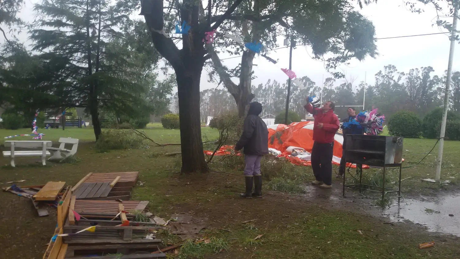 El temporal no permitió el cierre