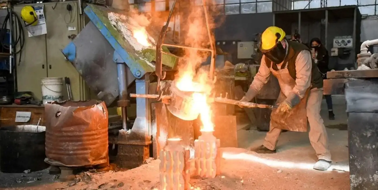 La industria pyme creció 4,8% en enero a nivel mensual. Foto: NA