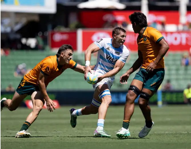 Los Pumas ganaron en el Seven de Perth