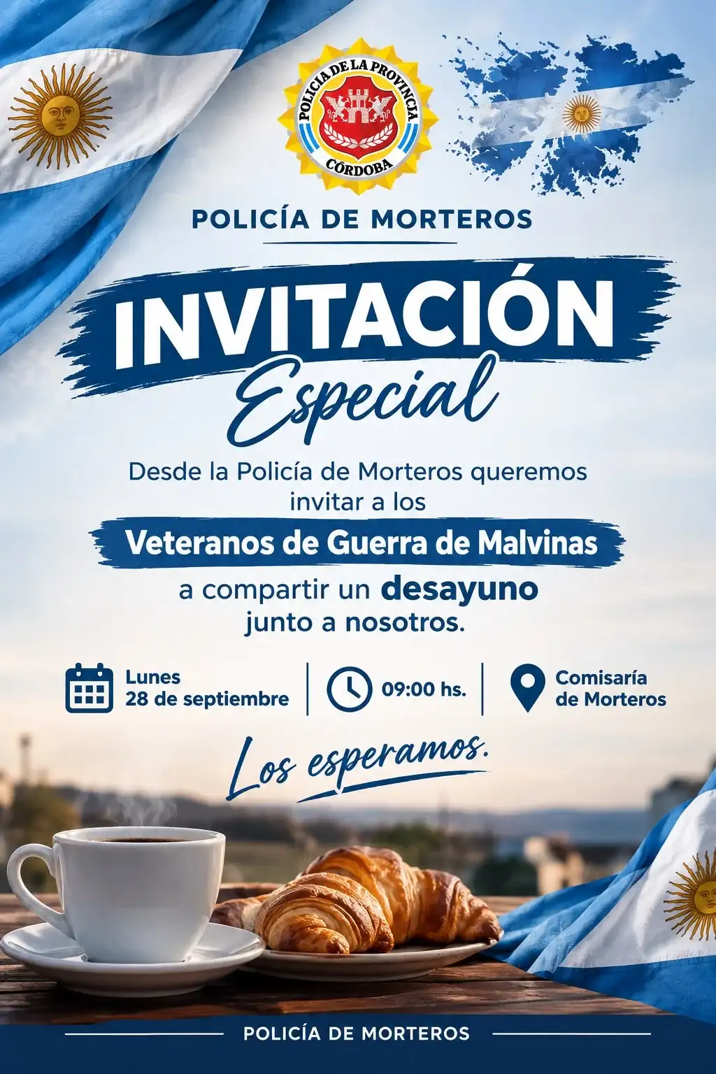 desayuno comisaria de morteros