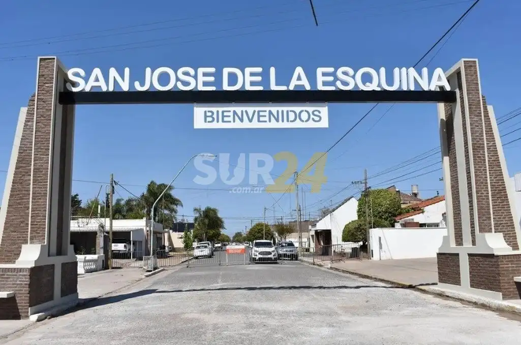 San José de la Esquina: policía fue atacado con un machete
