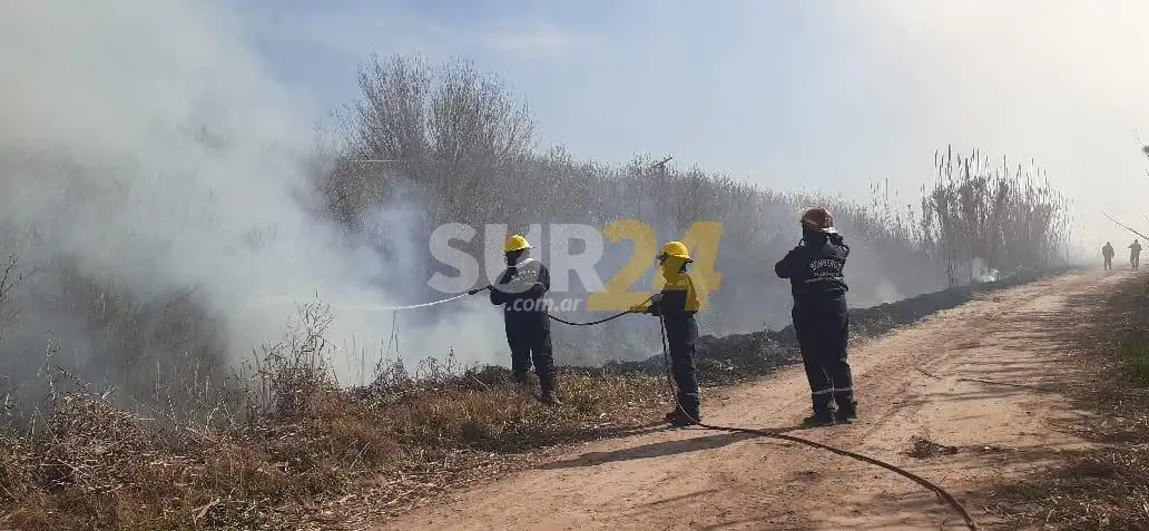 Intensa labor de Bomberos de Venado para sofocar más incendios en la ciudad y la región