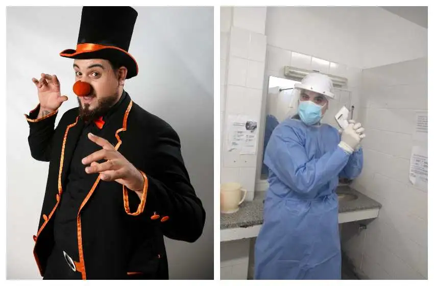Dejó la magia para retomar su trabajo como enfermero: “Siempre fue mi as bajo la manga”