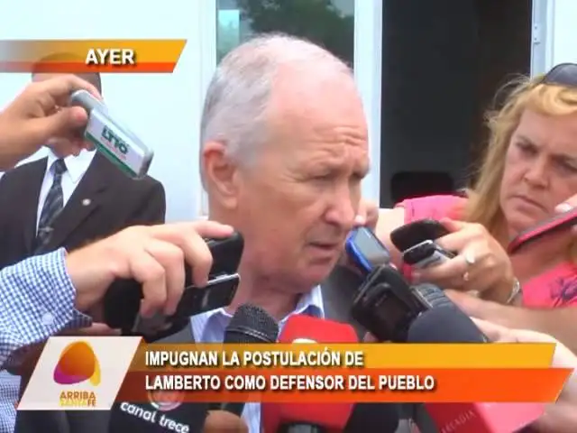 Impugnan la postulación de Lamberto como Defensor del Pueblo