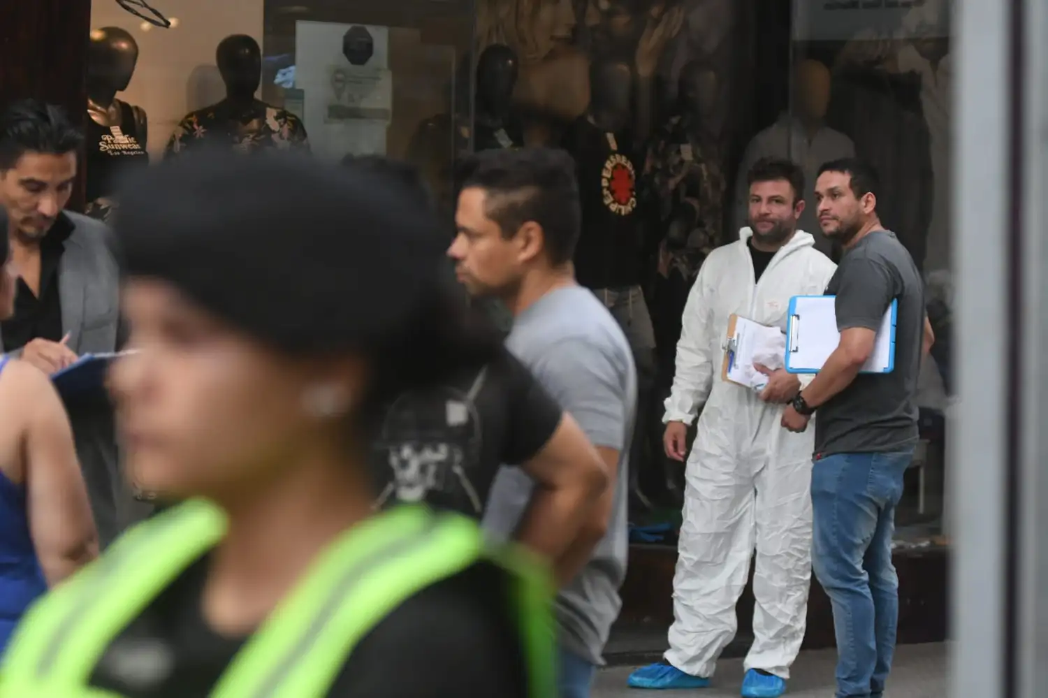 Muerte en la peatonal