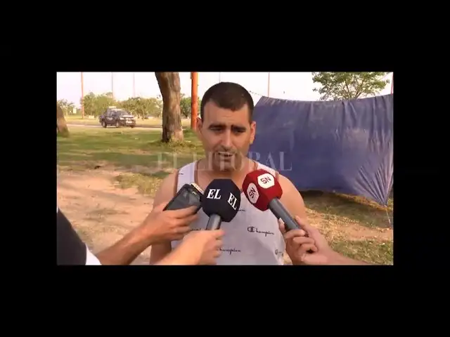 Pescadores instalaron carpa en la 168 para reclamar la Emergencia Pesquera