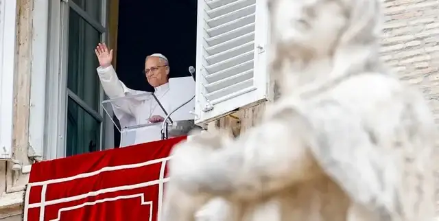 El Papa León XIV envió un mensaje de esperanza este domingo.