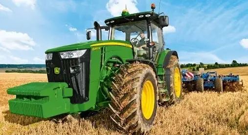 Los tractores muestran una caída en las unidades vendidas de 2,6%.