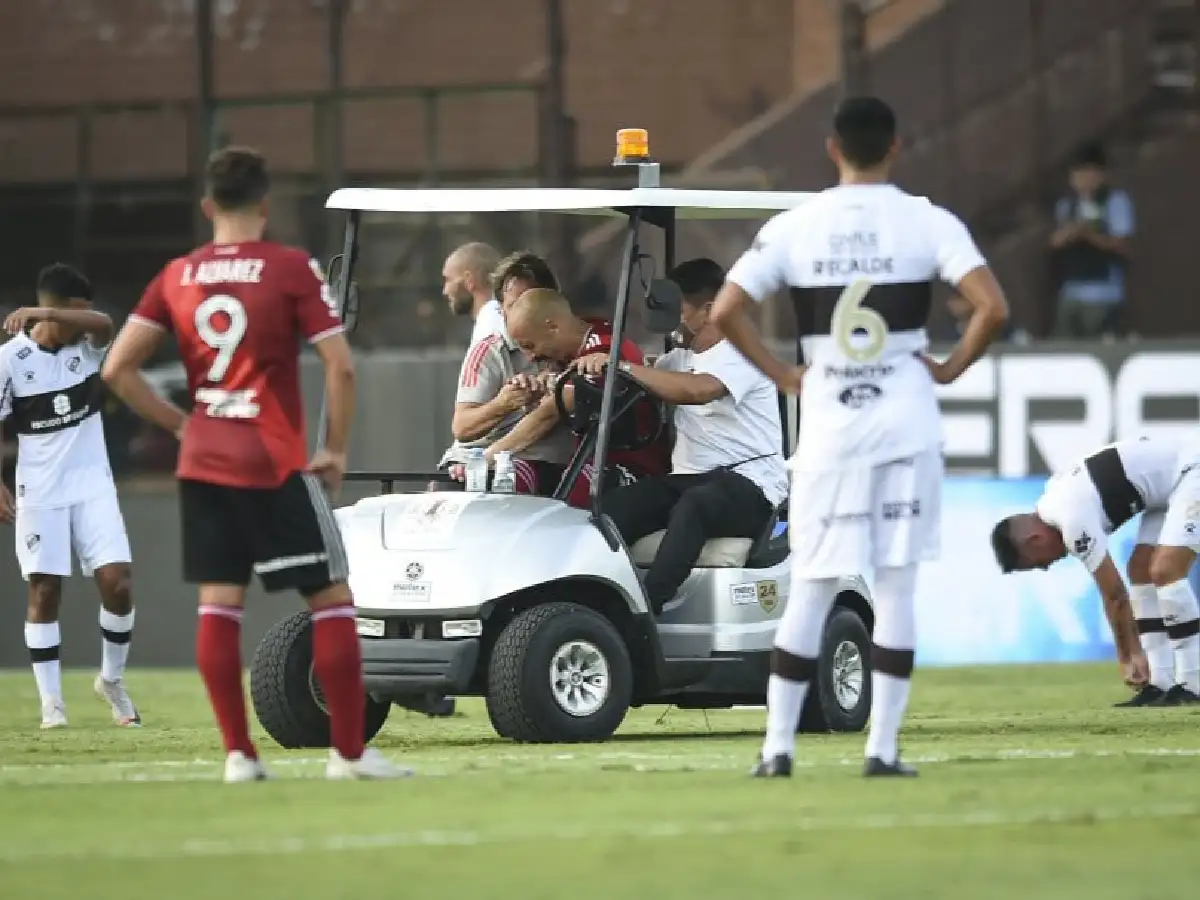 Así fue la durísima caída y fractura de Pinola