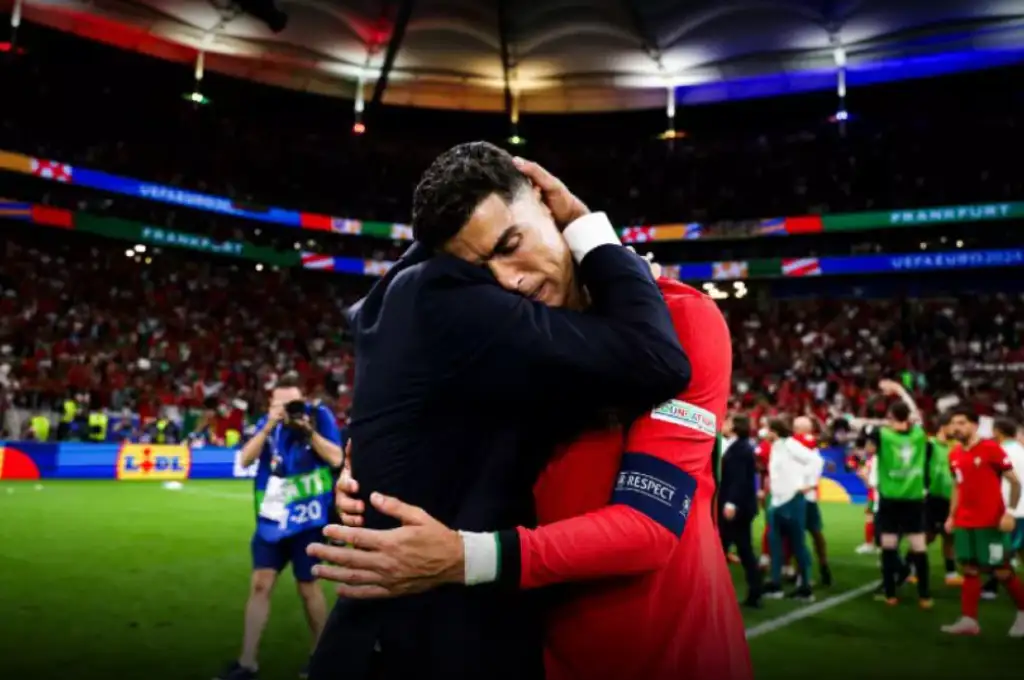 Cristiano Ronaldo luego de errar el penal.