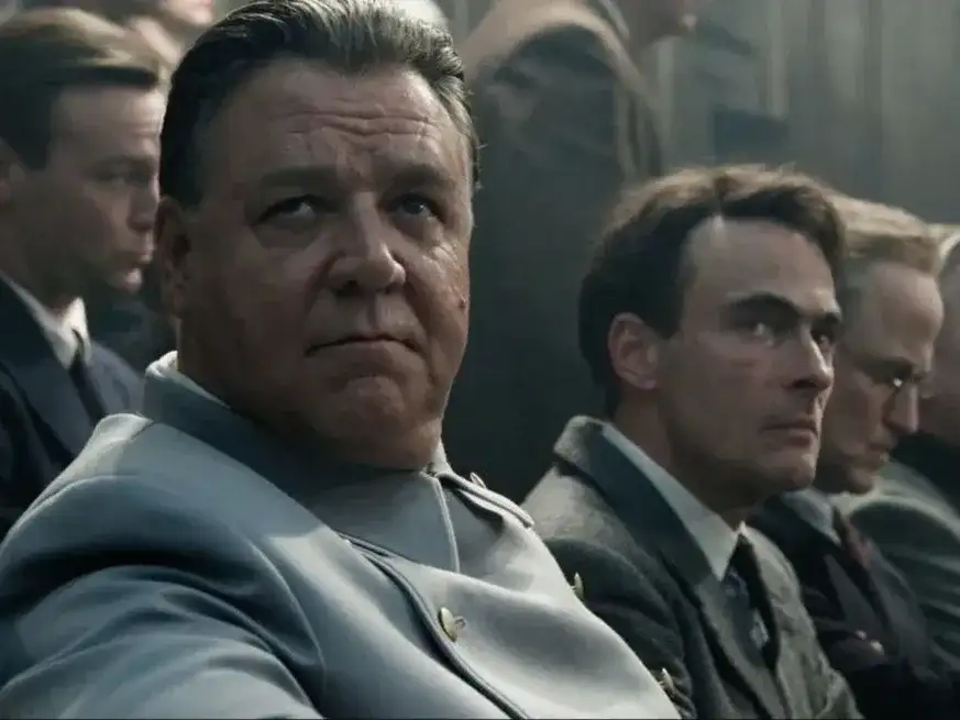 Russell Crowe en "Nuremberg: el juicio del siglo". Foto: Sony Pictures Classics