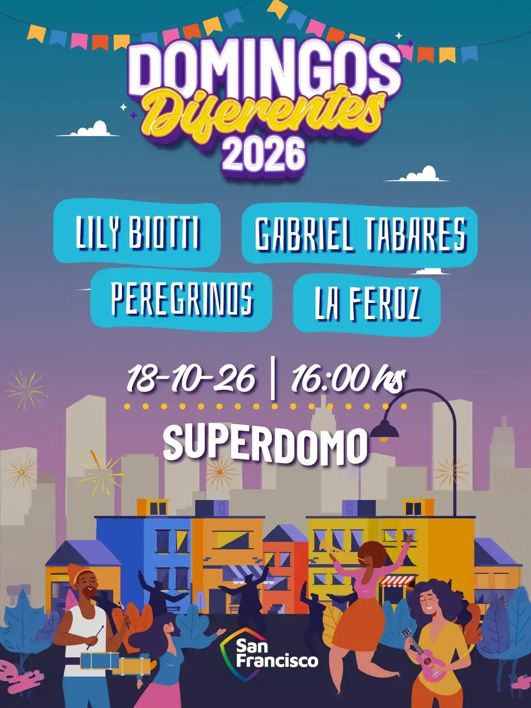 flyer domingos diferentes