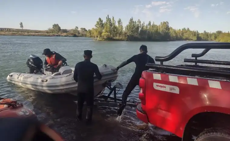 Neuquén: la corriente del Río Limay se llevó a su esposa y a su papá de 82 años
