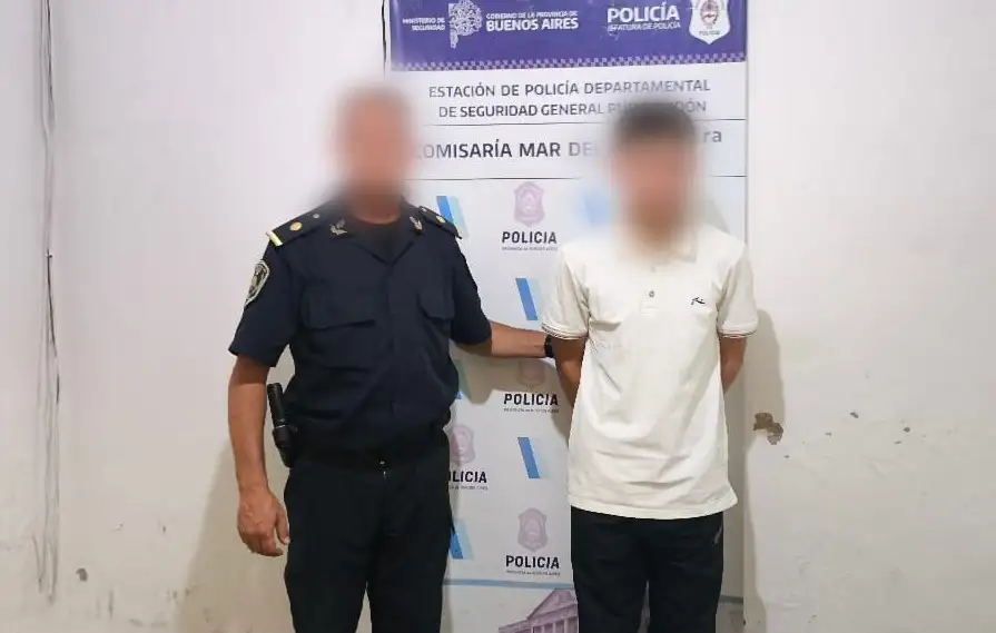 El sujeto fue detenido a pocas cuadras del lugar del hecho.