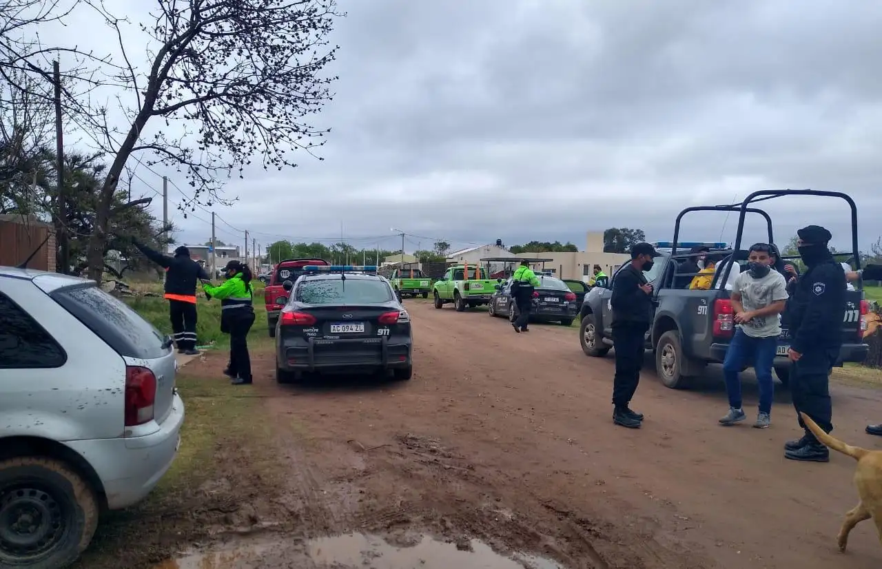 Medio centenar de personas demoradas por fiesta clandestina en el sur santafesino