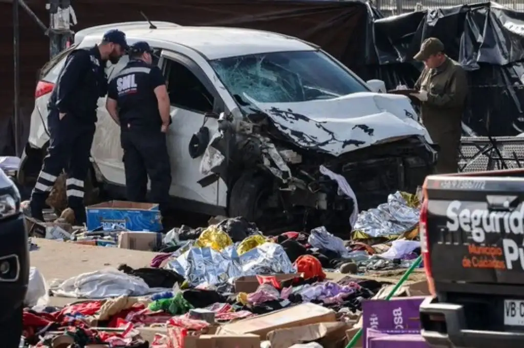 Atropelló a varias personas en una feria