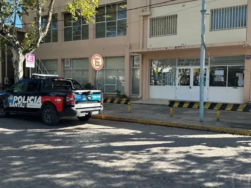 Amenazas en escuelas: "Es un delito, no una broma", dijo la vocera oficial. Foto: Jimena Ferrero.