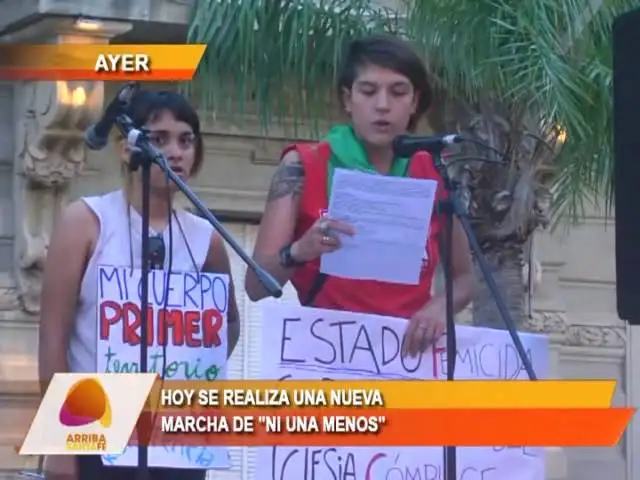Se realiza una nueva marcha de “Ni Una Menos”