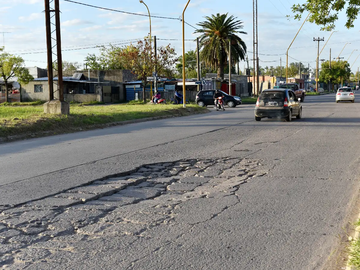 Bacheo en el Interprovincial