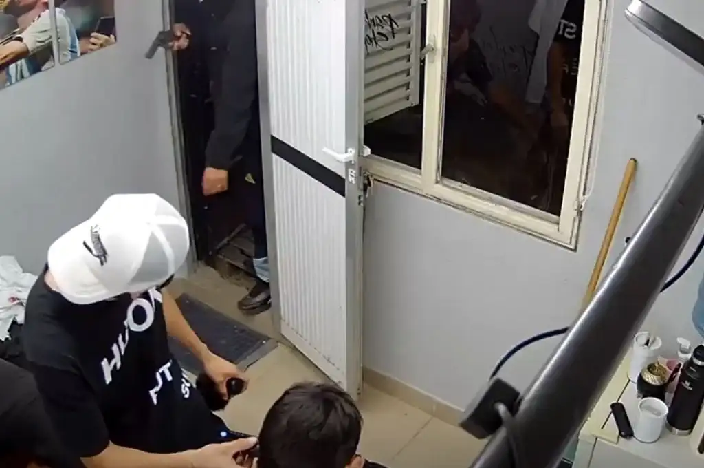 Robo en una barberìa