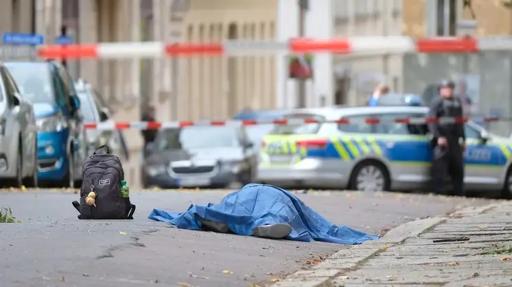 Dos personas murieron en un tiroteo frente a una sinagoga en Alemania