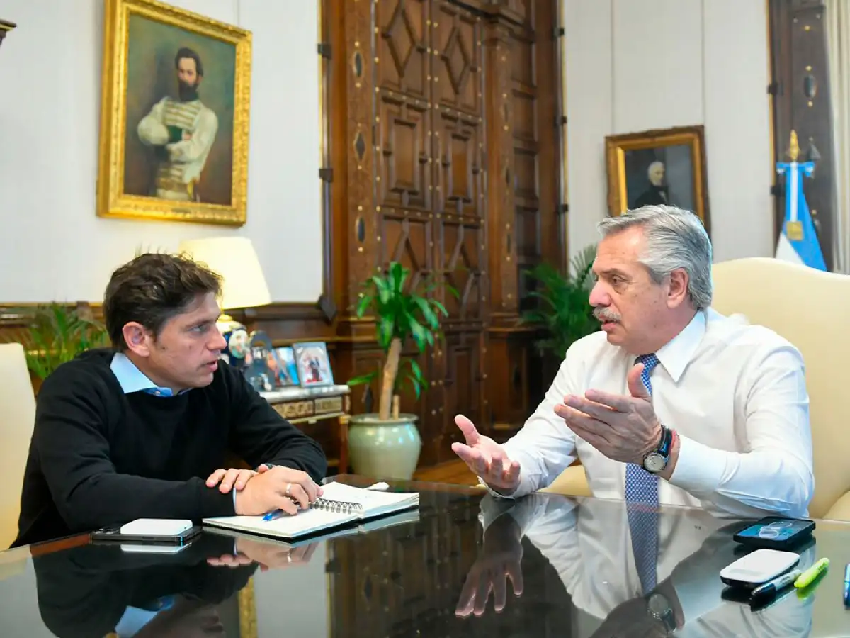Se volvió a tensionar el vínculo entre Alberto Fernández y Axel Kicillof y el Frente de Todos no logra aplacar las internas